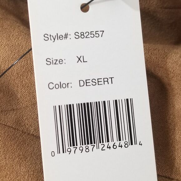 Weatherproof Jacket Mens XL Extra large Brown Micro Suede NEW - Picture 12 of 12